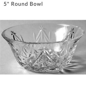 Waterford Christmas Tree bowl like new 5 1/4” diameter